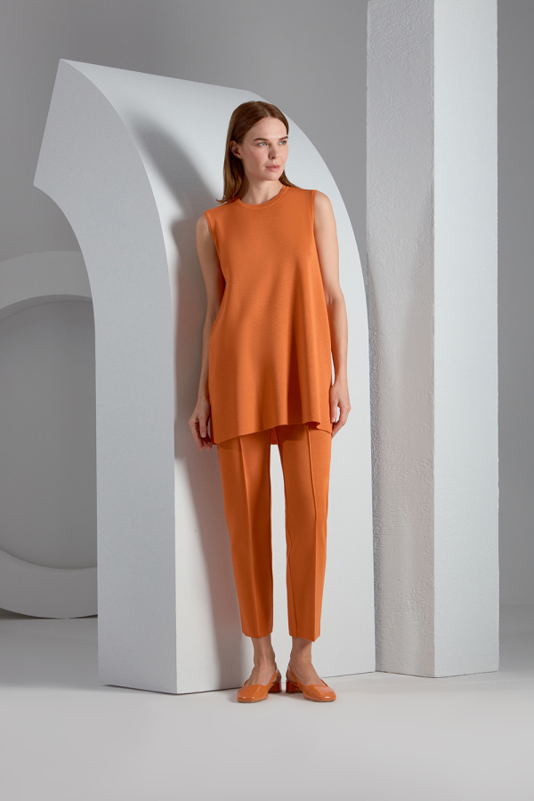 T23K-6000 Basic Kolsuz Triko Tunik - 7