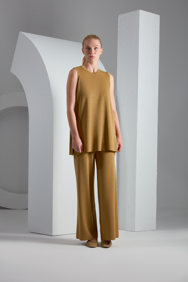 T23K-6000 Basic Kolsuz Triko Tunik - 9