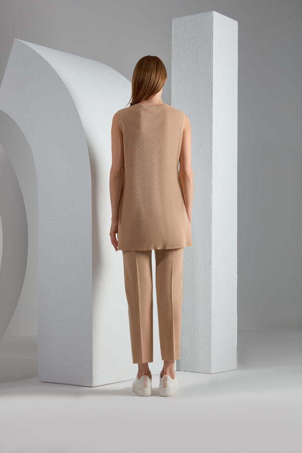 T23K-6000 Basic Kolsuz Triko Tunik - 2