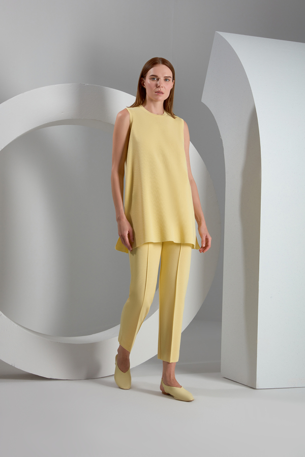 T23K-6000 Basic Kolsuz Triko Tunik - 16