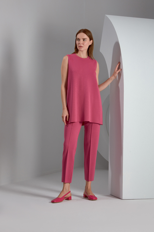 T23K-6000 Basic Kolsuz Triko Tunik - 26