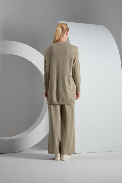 T23K-6006 Saç Örgü Detaylı Touch Me Tunik - 2