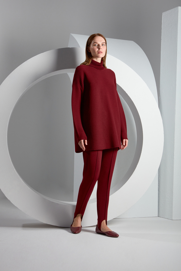 T23K-6007 Fitilli Triko Tunik - 3