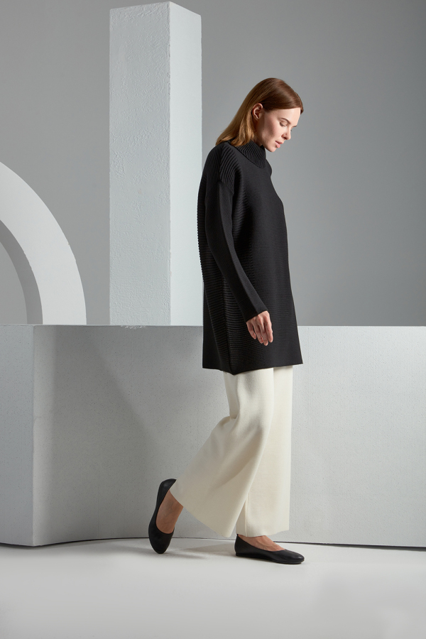 T23K-6007 Fitilli Triko Tunik - 7