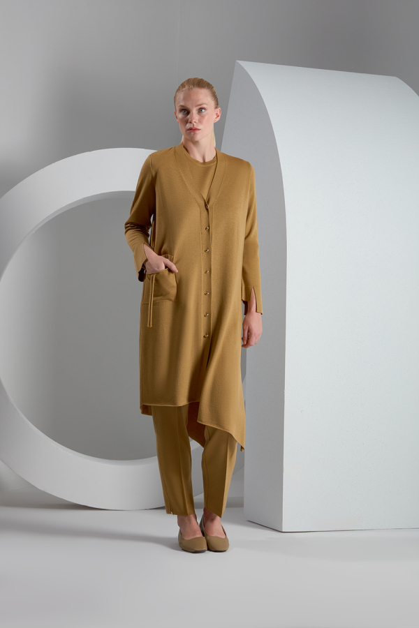T23K-7000 Dar Paça Triko Pantolon - 10