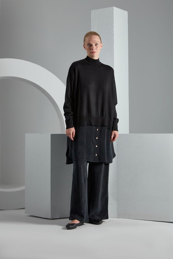 T23K-7004 Cupra Wide Leg Trousers - 4
