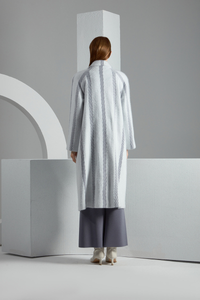 T23K-8003 Kürk Yaka Yumoş Manto ECRU / PILA-BULLET - MISS DALIDA (1)