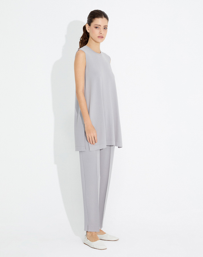 T23Y-6000 Kolsuz Triko Tunik - 8