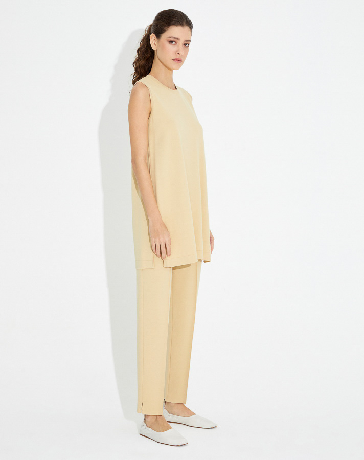 T23Y-6000 Kolsuz Triko Tunik - 16