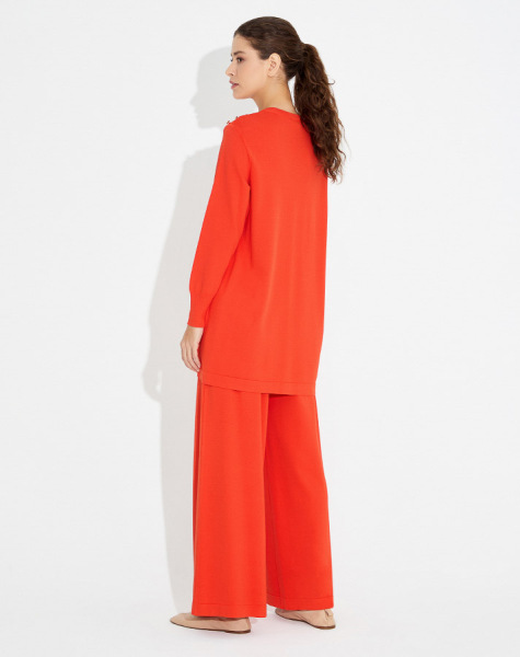 T23Y-6001 Düğme Aksesurarlı Basic Tunik - 7