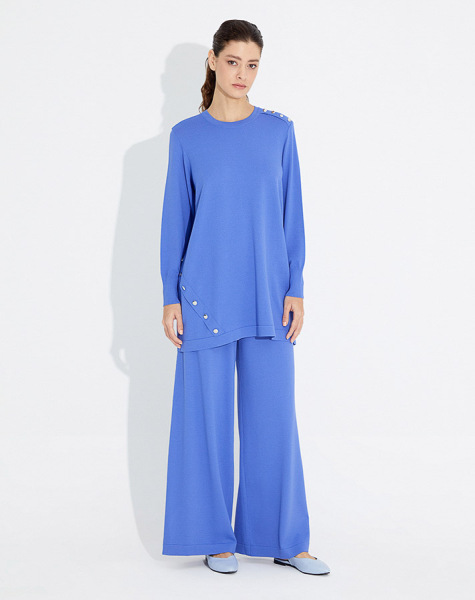 T23Y-6001 Düğme Aksesurarlı Basic Tunik - 11