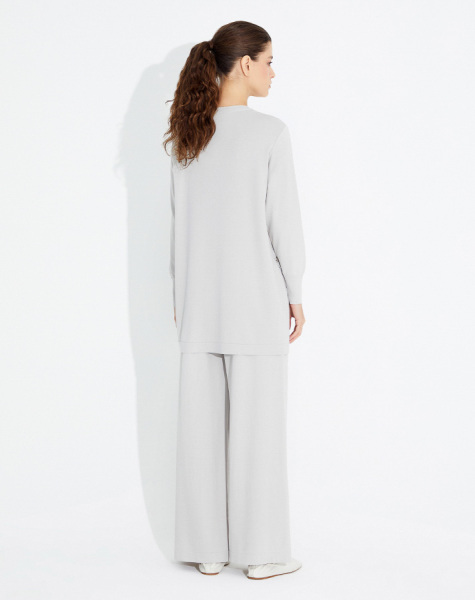T23Y-6001 Düğme Aksesurarlı Basic Tunik - 2