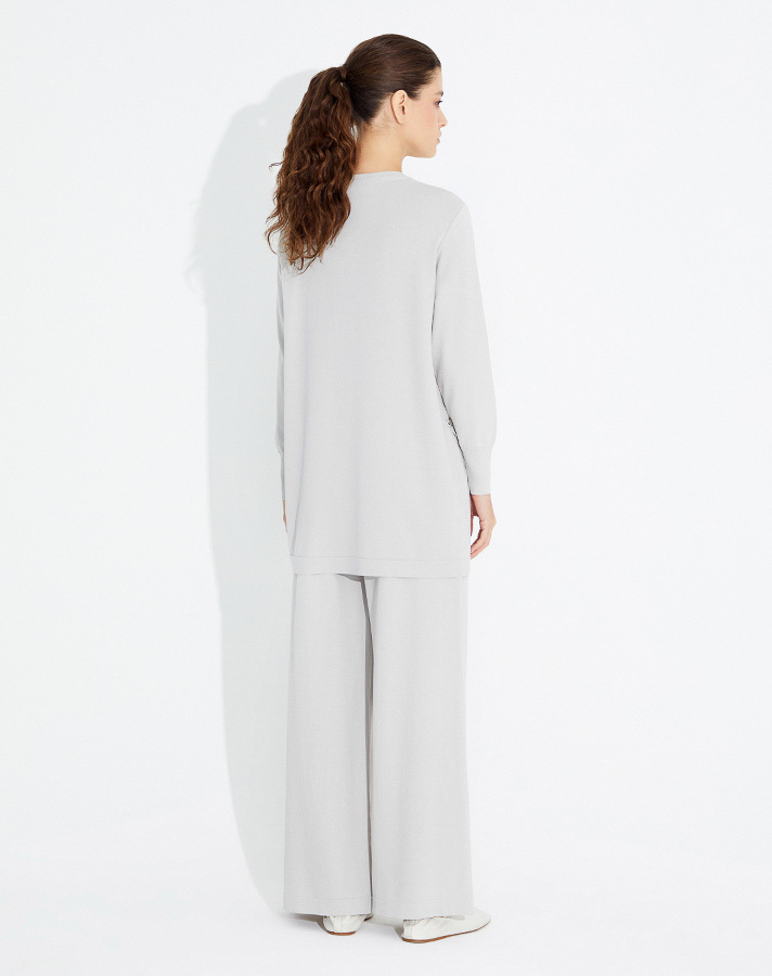 T23Y-6001 Düğme Aksesurarlı Basic Tunik - 2