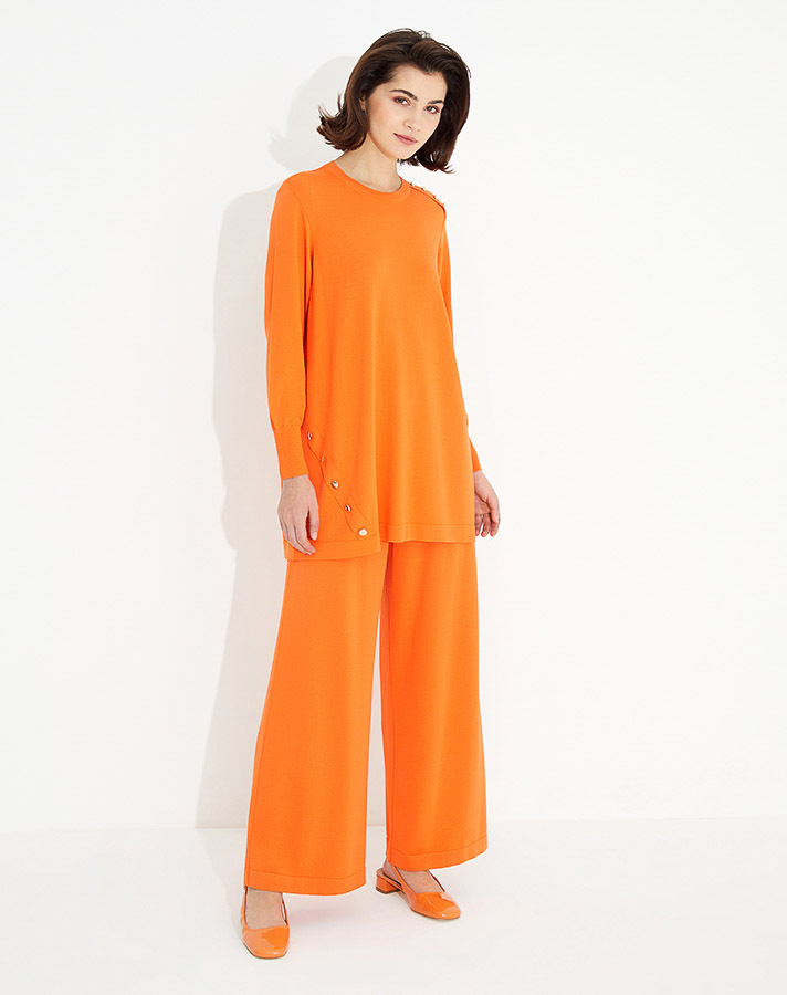 T23Y-6001 Düğme Aksesurarlı Basic Tunik - 15