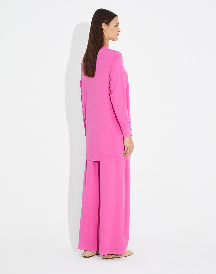 T23Y-6001 Düğme Aksesurarlı Basic Tunik - 19
