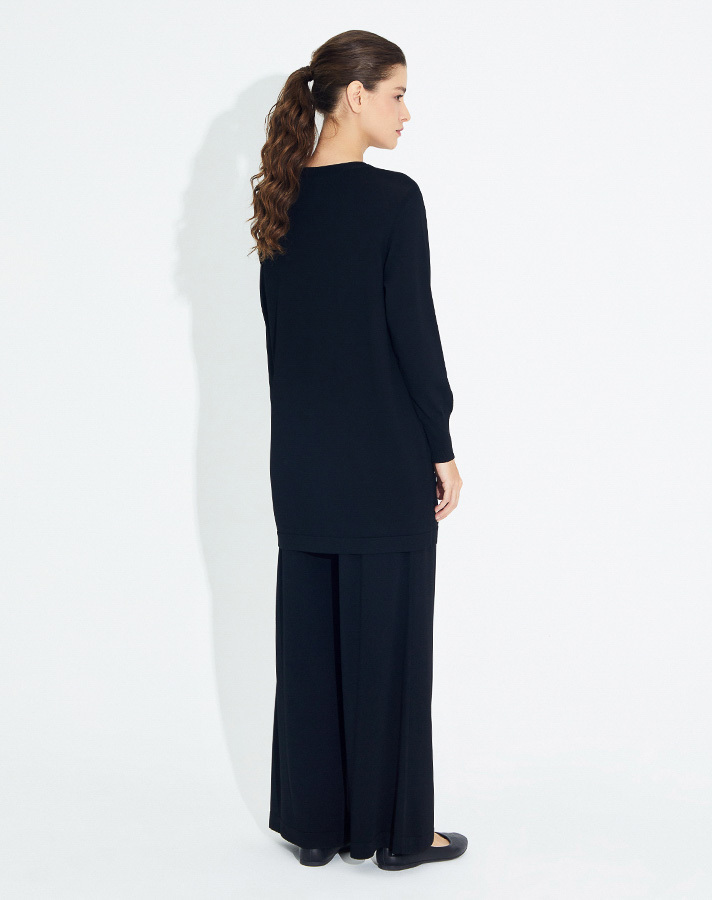 T23Y-6001 Düğme Aksesurarlı Basic Tunik - 33