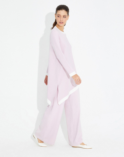 T23Y-6004 Asimetrik Kesim Triko Tunik - 3