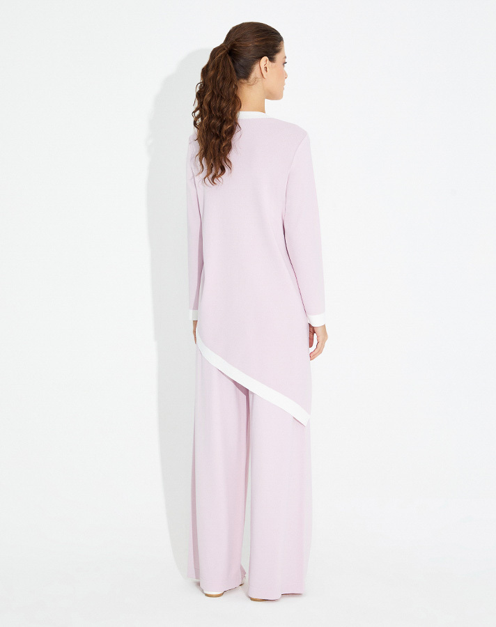 T23Y-6004 Asimetrik Kesim Triko Tunik - 4