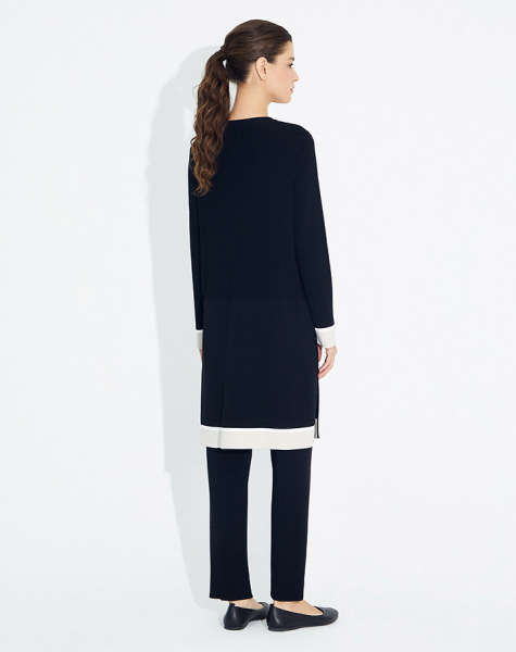 T23Y-6006 Cep Görünümlü Fitilli Triko Tunik - 10