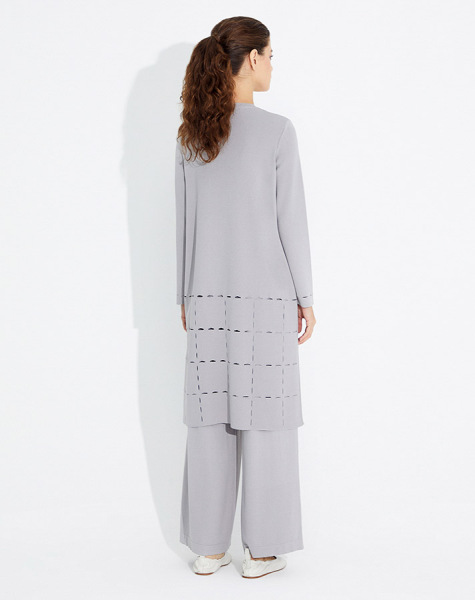 T23Y-6011 Ajurlu Triko Tunik - 11