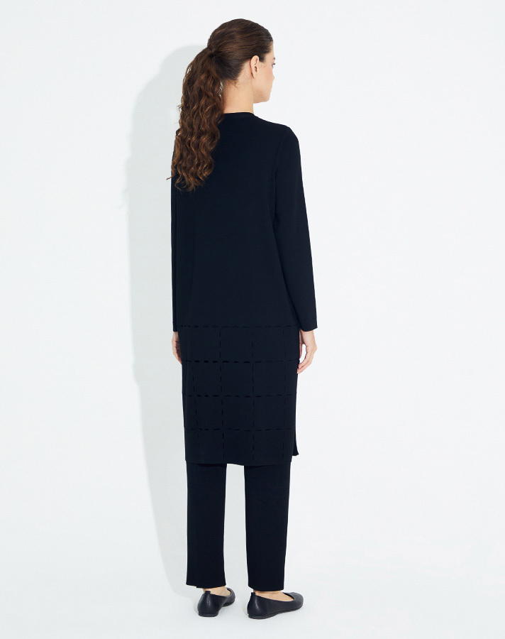 T23Y-6011 Ajurlu Triko Tunik - 2