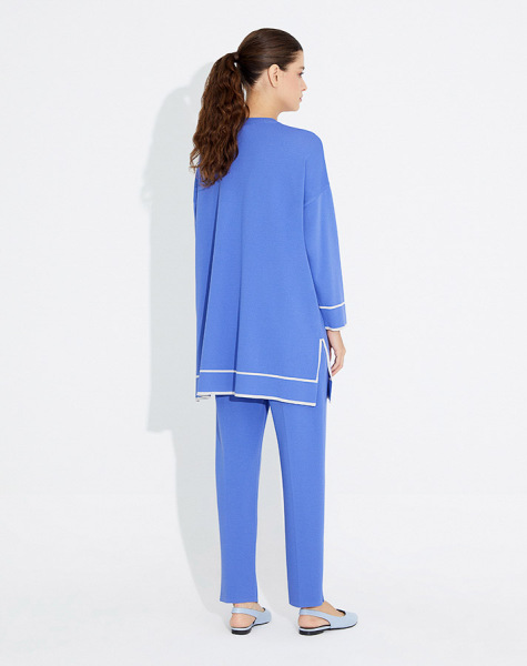 T23Y-6022 Gizli V Yaka Triko Tunik - 7