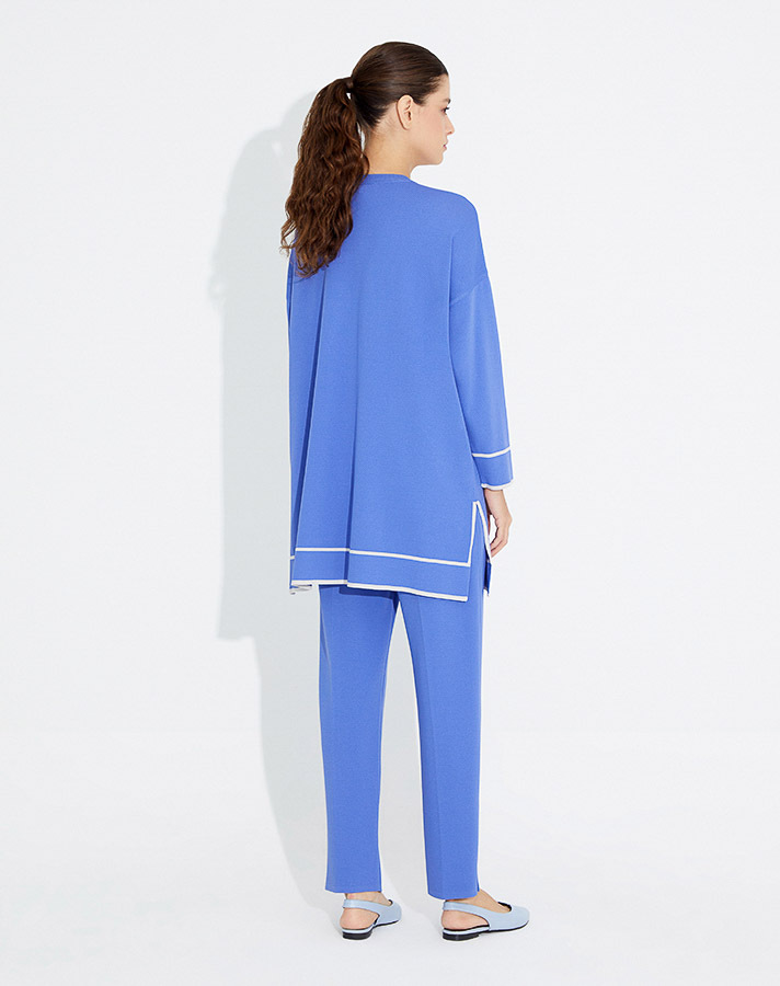 T23Y-6022 Gizli V Yaka Triko Tunik - 7