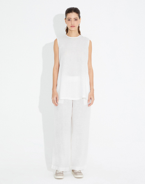 T23Y-6032 Kolsuz Keten Tunik - 6