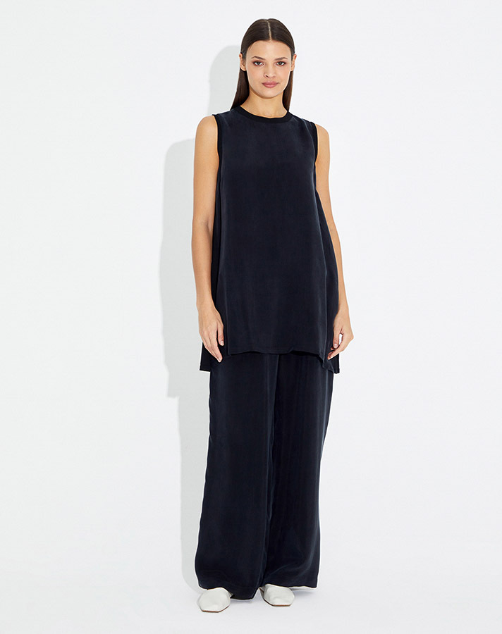 T23Y-6034 Kolsuz Kupra Triko Basic Tunik - 3