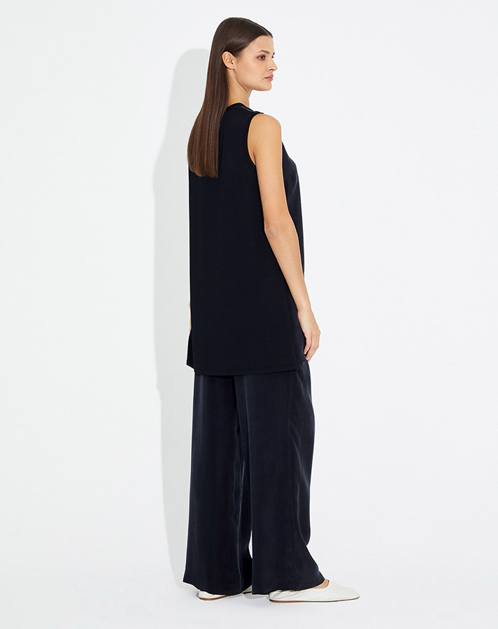 T23Y-6034 Kolsuz Kupra Triko Basic Tunik - 4
