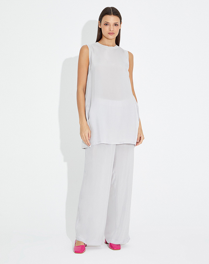 T23Y-6034 Kolsuz Kupra Triko Basic Tunik - 7