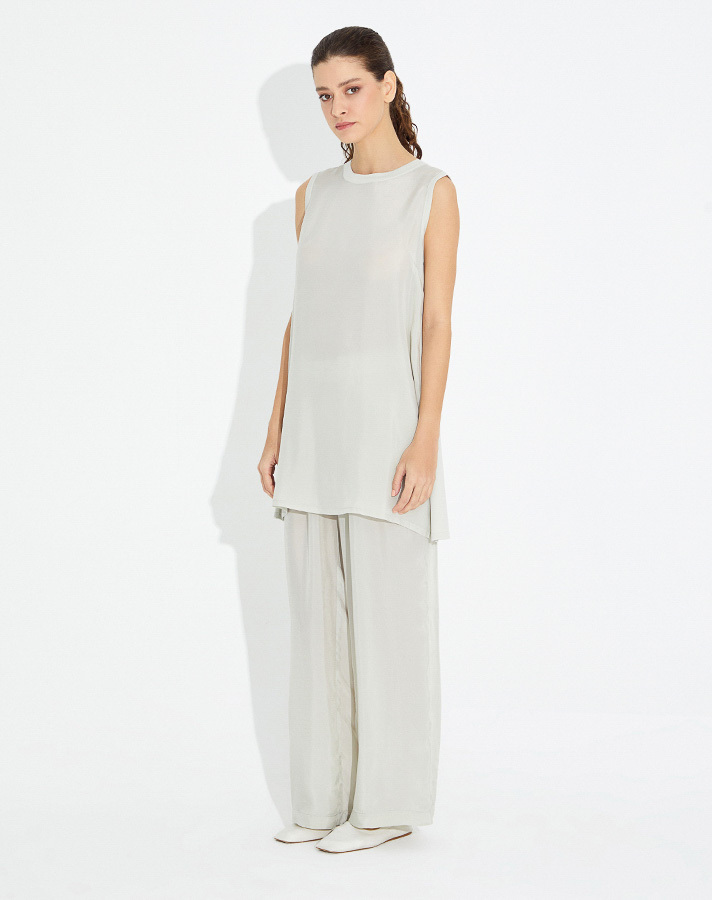 T23Y-6034 Kolsuz Kupra Triko Basic Tunik - 13