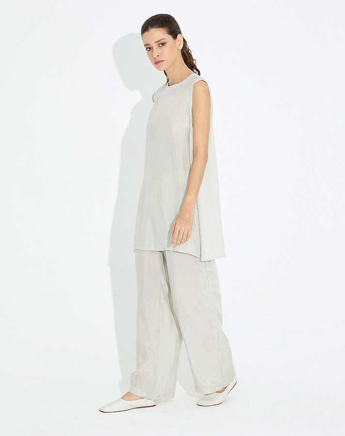 T23Y-6034 Kolsuz Kupra Triko Basic Tunik - 14