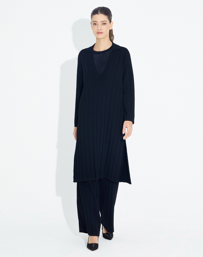 T23Y-7003 Kalın Fitilli Triko Pantolon - 8