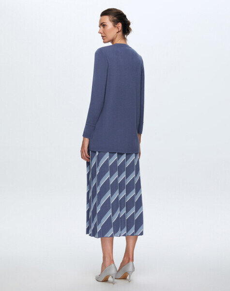 T24K-2000 Desenli Plise Etek OGGİ-BULLET - 2