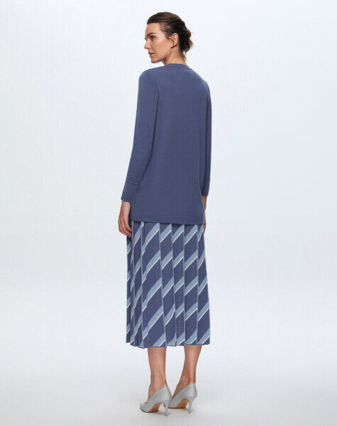 T24K-2000 Desenli Plise Etek OGGİ-BULLET - 2