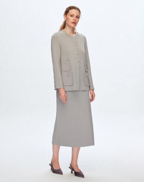 T24K-2010 A Kesim Kalem Etek 1179-GREY - 1