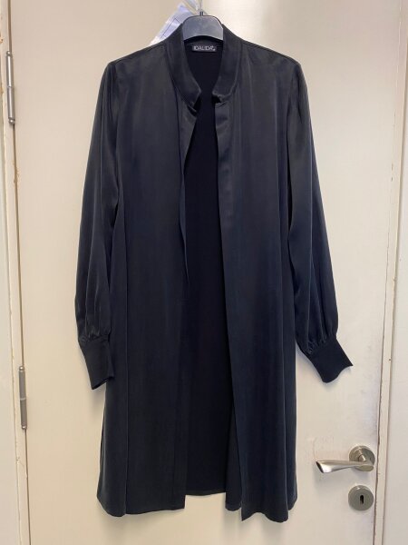 T24K-3001 Hakim Yaka Kupro Gömlek BLACK 