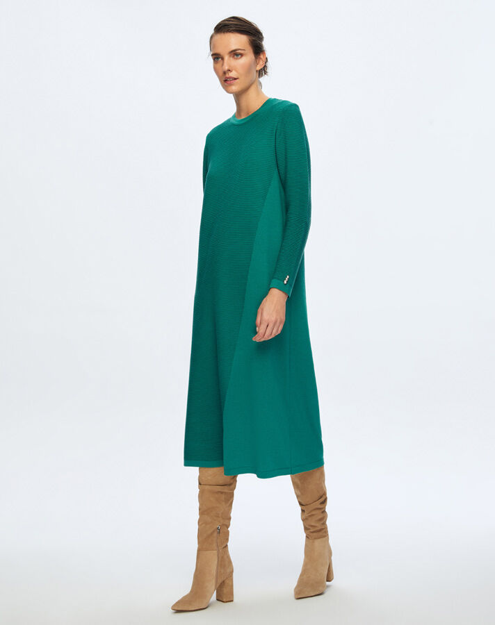 T24K-4001 Fitilli Triko Elbise IMOLA-EMERLAND - 1