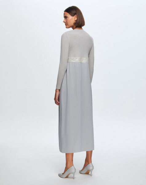 Felt Detailed Knitwear Dress - 3