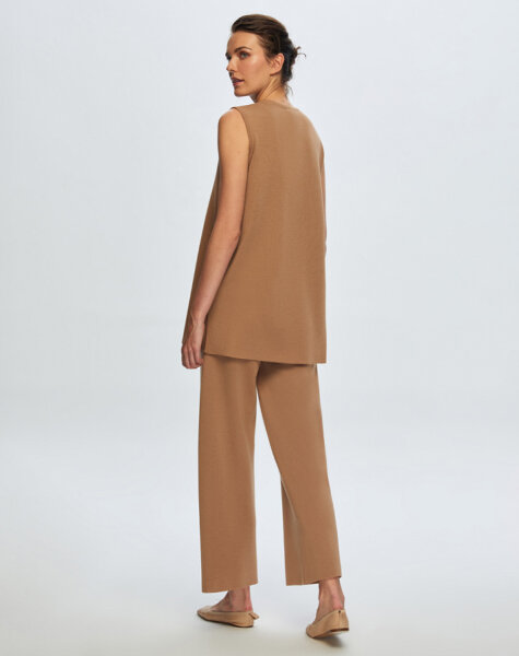 T24K-6000 Kolsuz Basic Tunik COMO-CAREMEL - MISS DALIDA (1)