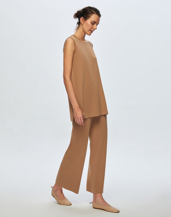 T24K-6000 Kolsuz Basic Tunik COMO-CAREMEL - 1