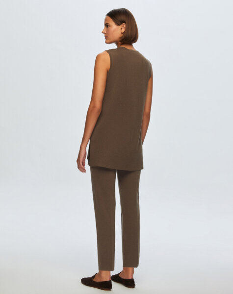 T24K-6000 Kolsuz Basic Tunik DATA-BROWN - 2