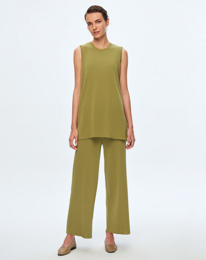 T24K-6000 Kolsuz Basic Tunik FİABA-OLİVE - 1