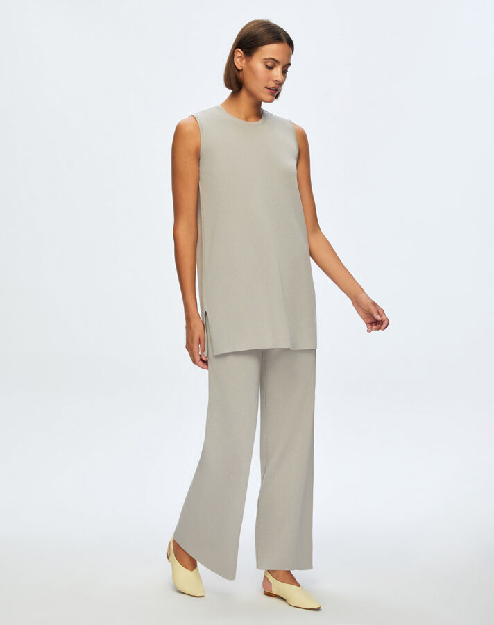 T24K-6000 Kolsuz Basic Tunik VİLLA-GREY - 2