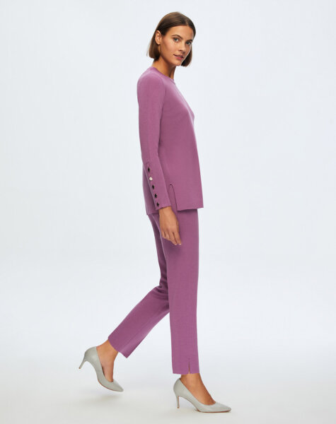 T24K-6001 Uzun Kollu Basic Tunik SCOPA-ORCHİDE 