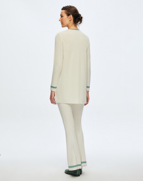 T24K-6003 Kare Desenli Tunik - 2