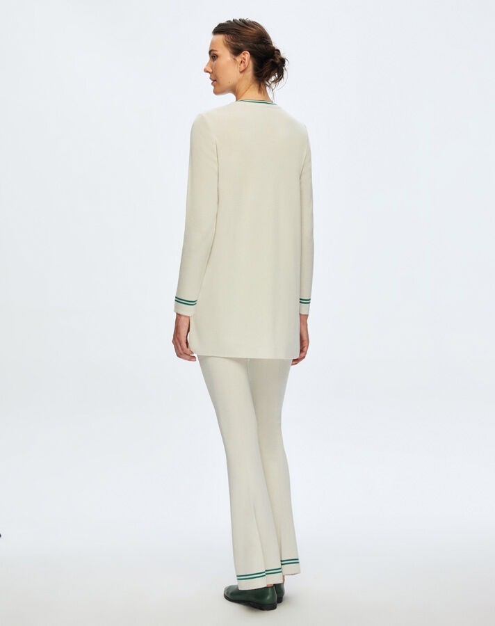 T24K-6003 Kare Desenli Tunik - 2