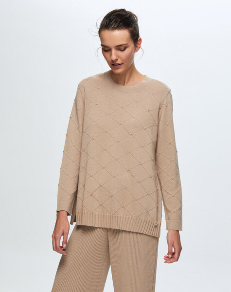 T24K-6005 Kendinden Dokulu Tunik - 7