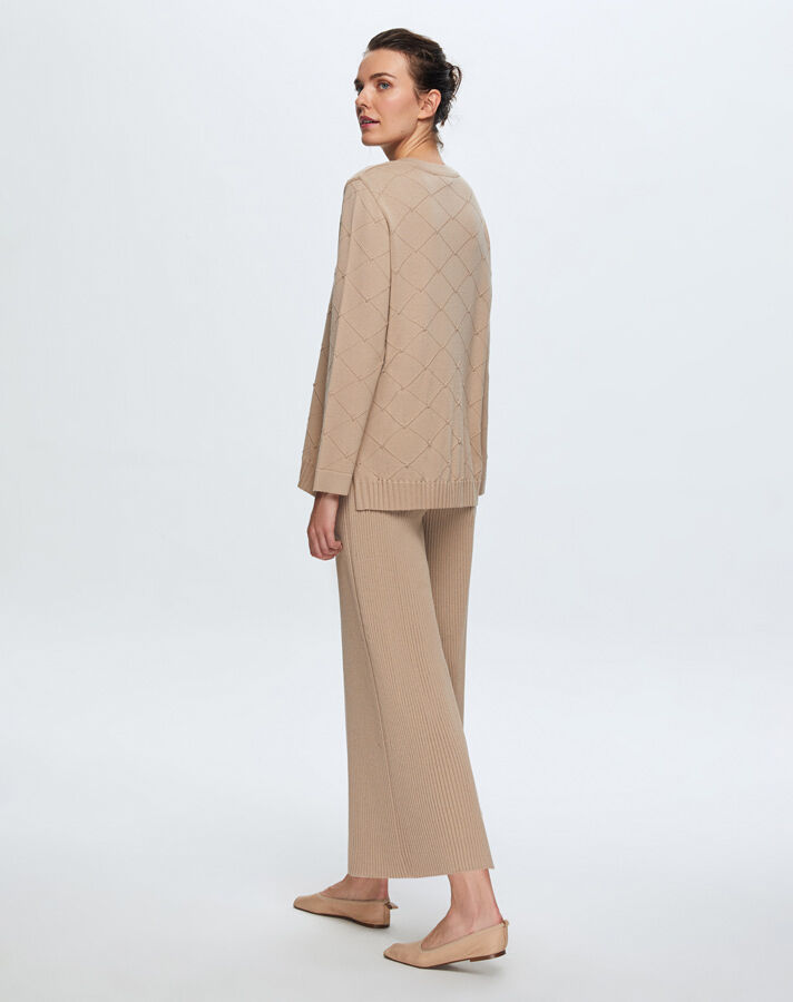 T24K-6005 Kendinden Dokulu Tunik - 9